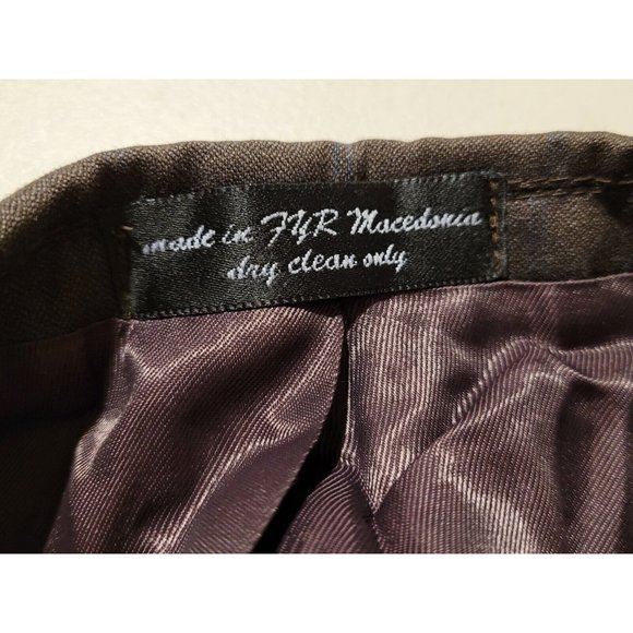 Gianfranco Ruffini Italy 40S Men's Sport Coat 100% Wool Dark Brown B-501 - Picture 5 of 11